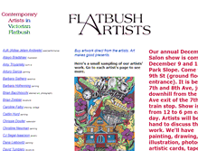 Tablet Screenshot of flatbushartists.org